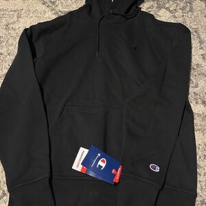 Champion Jet Black Pullover Hoodie